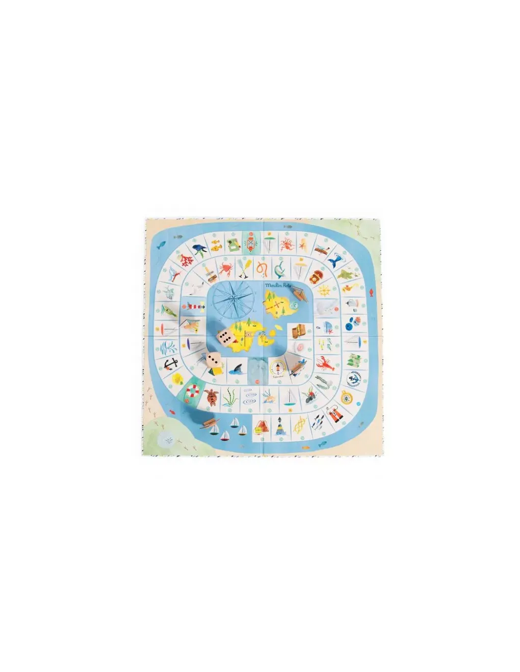 Moulin Roty Jeu de l'oie de l'explorateur Le Jardin du Moulin - Discount