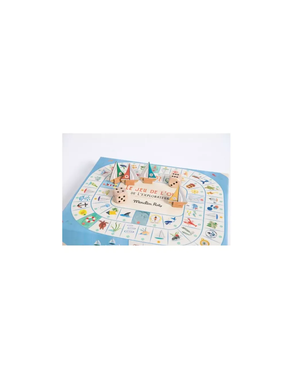 Moulin Roty Jeu de l'oie de l'explorateur Le Jardin du Moulin - Discount