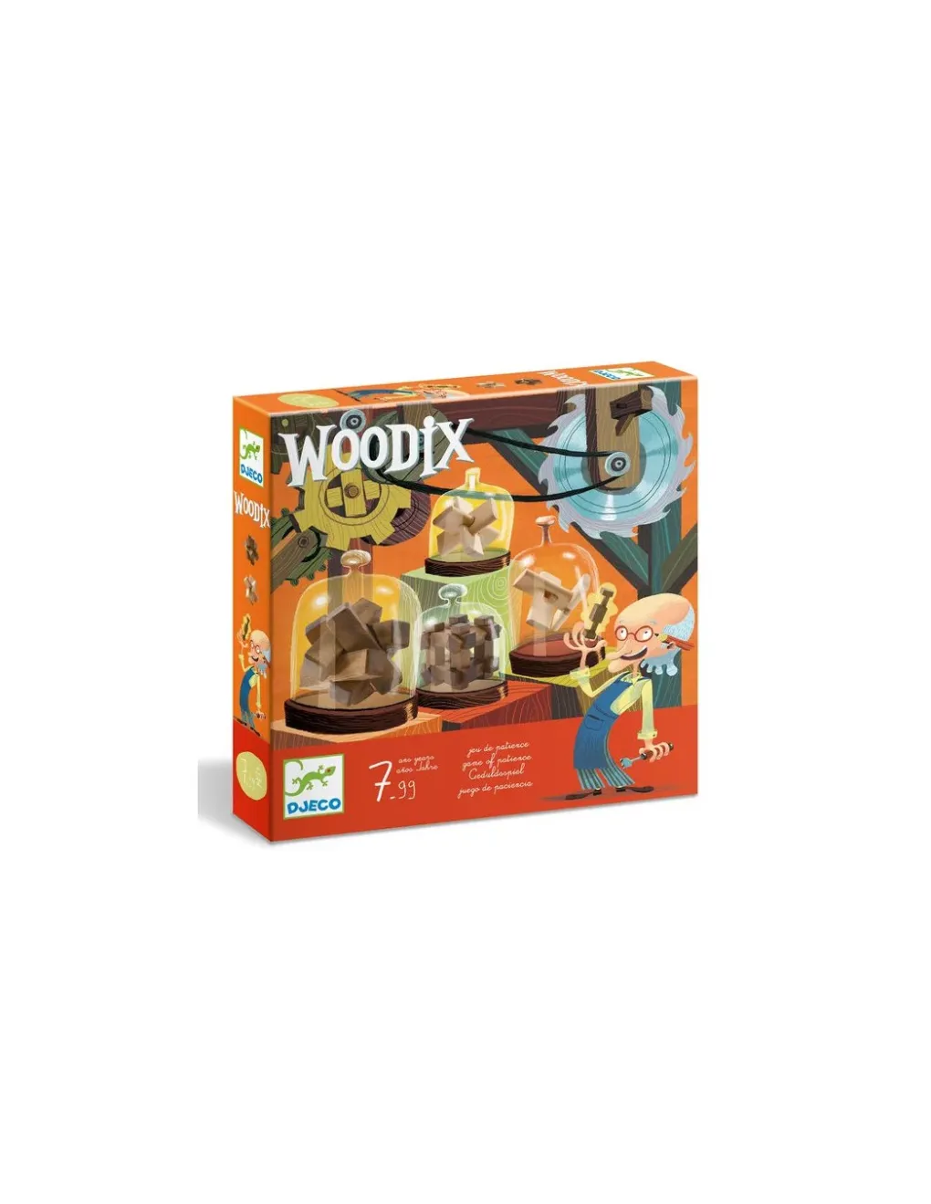 Djeco Jeu de patience casse-tête Woodix - Hot