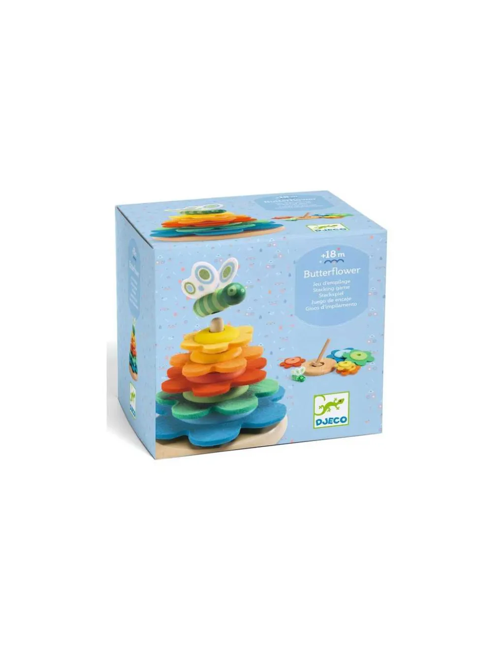 Djeco Jeu d'empilage Butterflower - Sale
