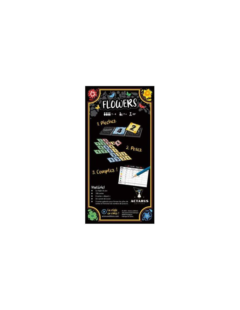 Asmodee Jeu Flowers