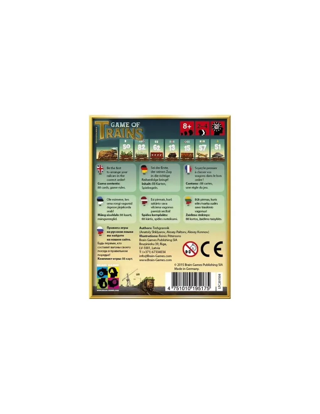 Wilson Jeux Jeu game of trains Clearance