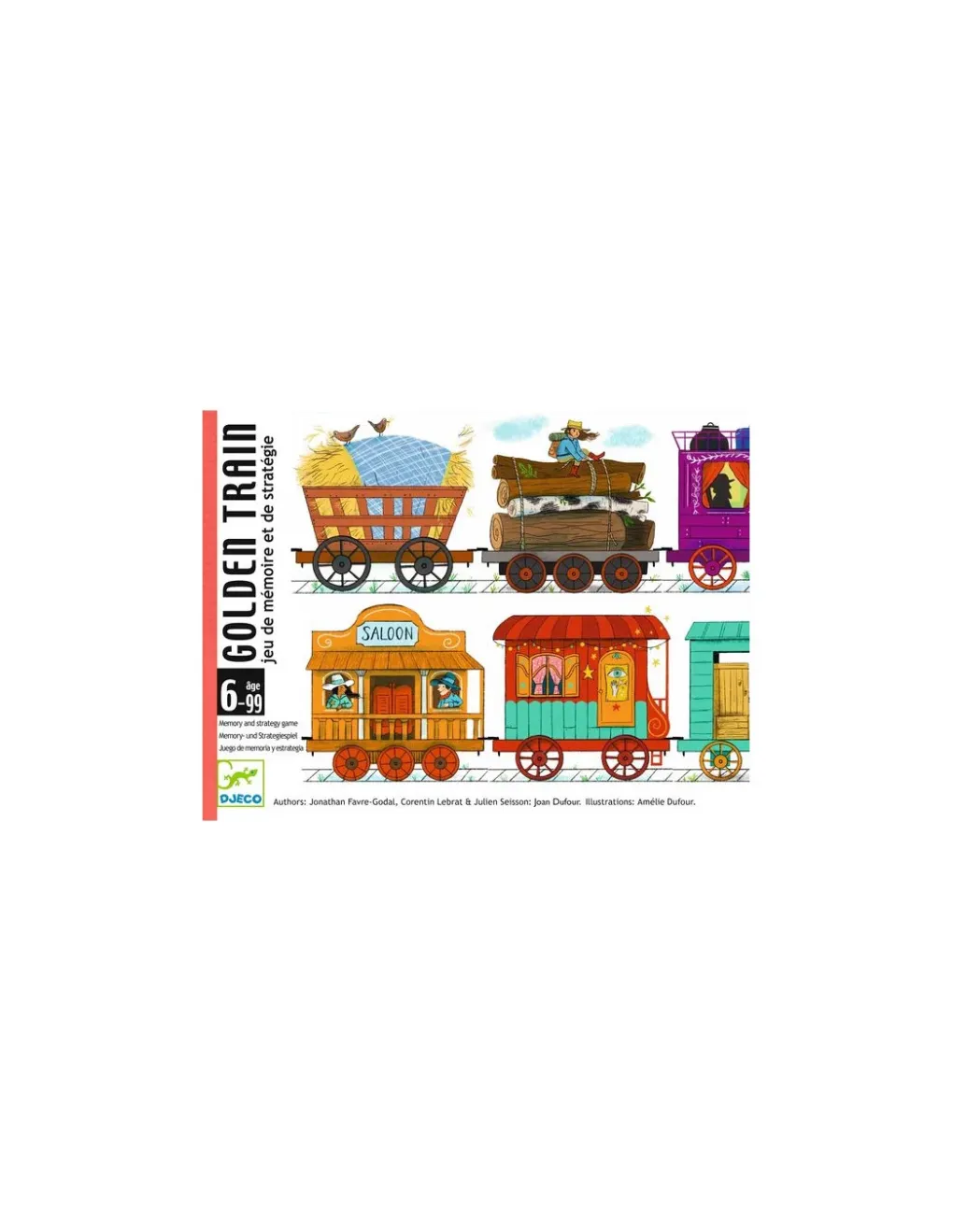 Djeco Jeu Golden train -