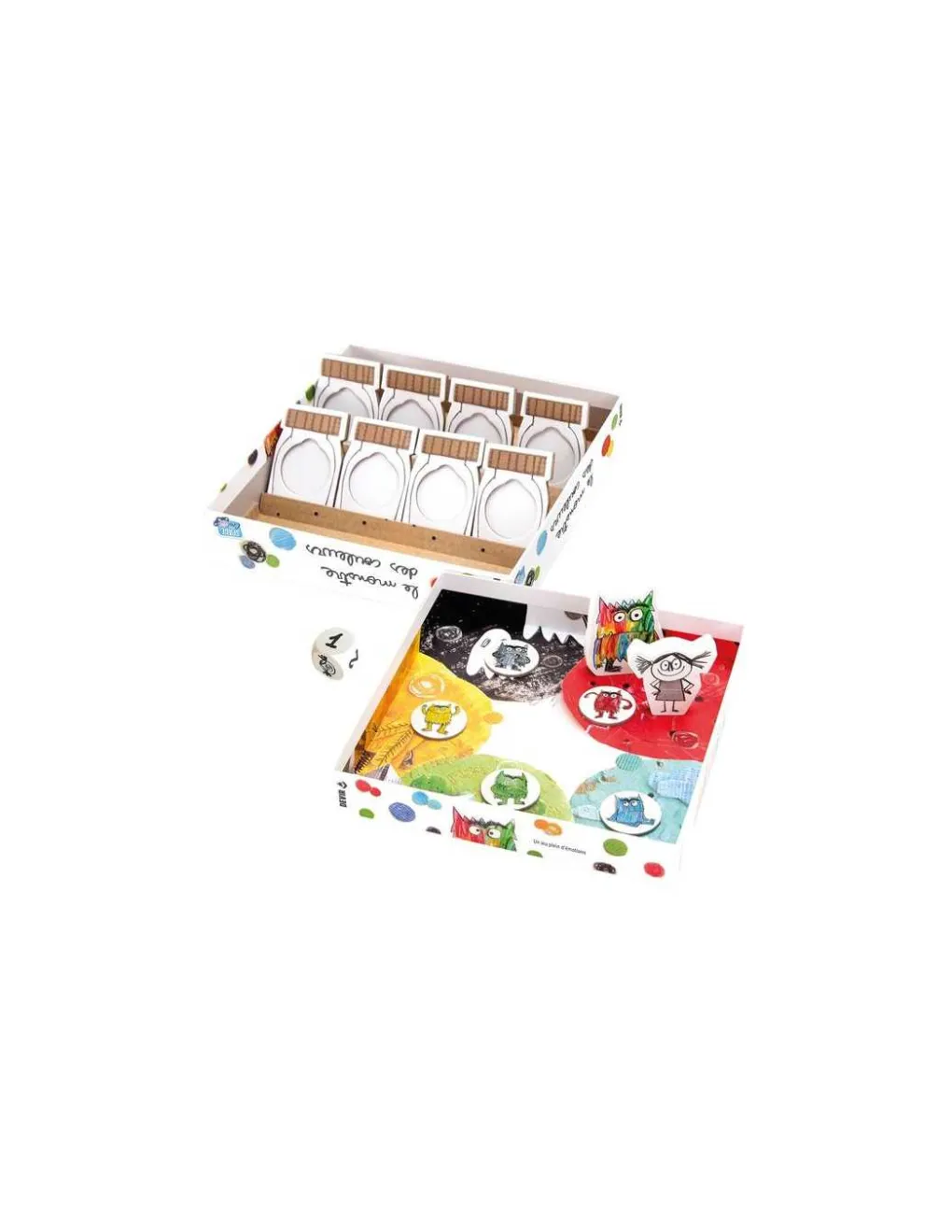 Asmodee Jeu le monstre des couleurs version mini Sale