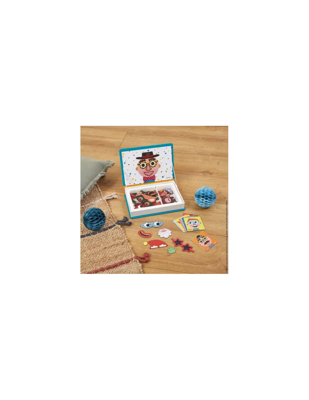 Janod Jeu Magnetibook Crazy face - Clearance