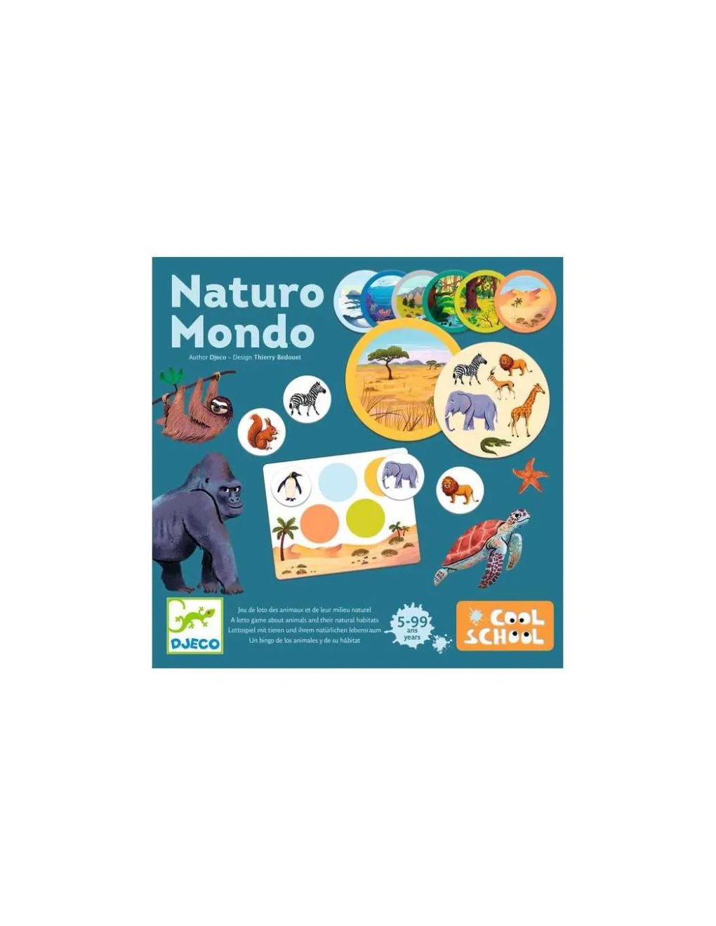 Djeco Jeu Naturo Mondo - Clearance