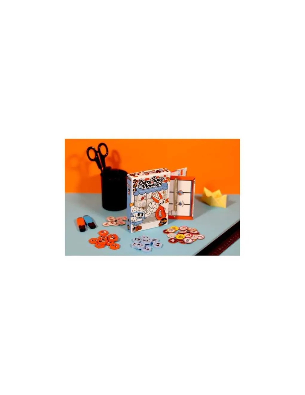 Iello Jeu Pierre Papier Morpion - New