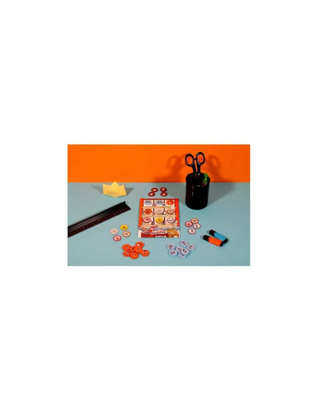 Iello Jeu Pierre Papier Morpion - New