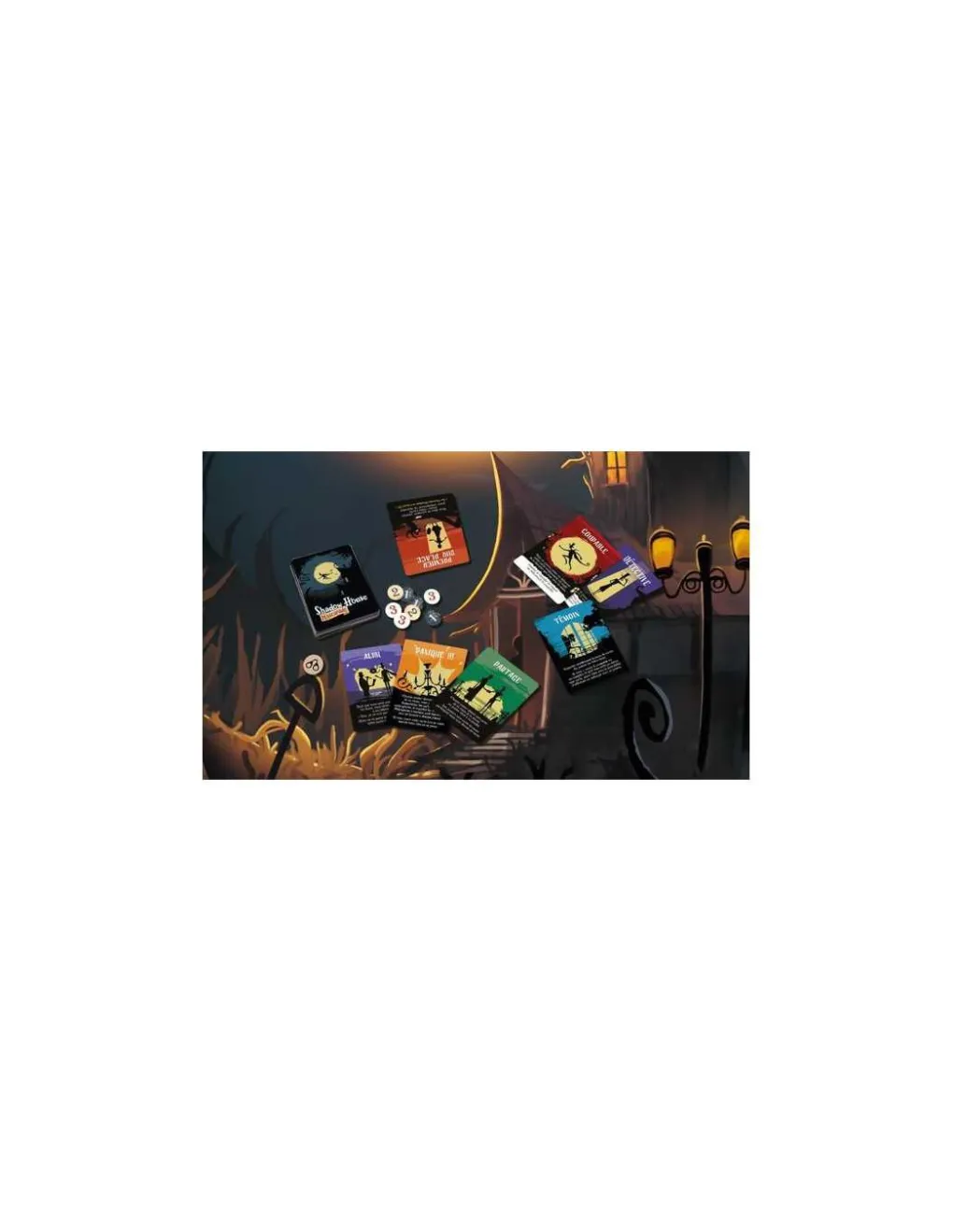 Blue orange Jeu Shadow house mascarade Discount