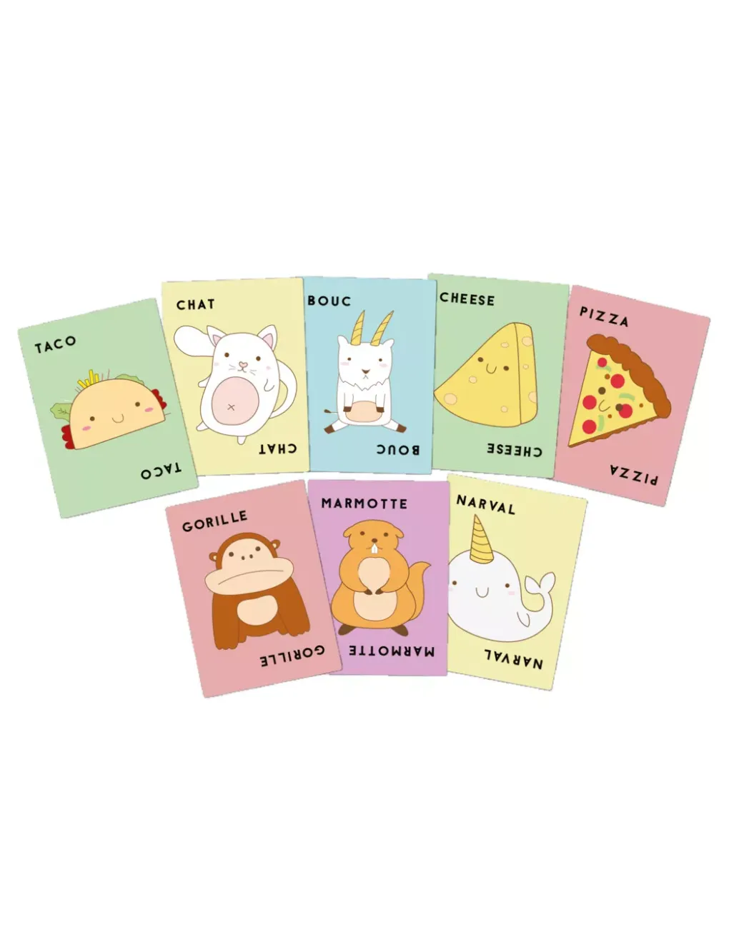 Blue orange Jeu Taco chat bouc cheese pizza Sale