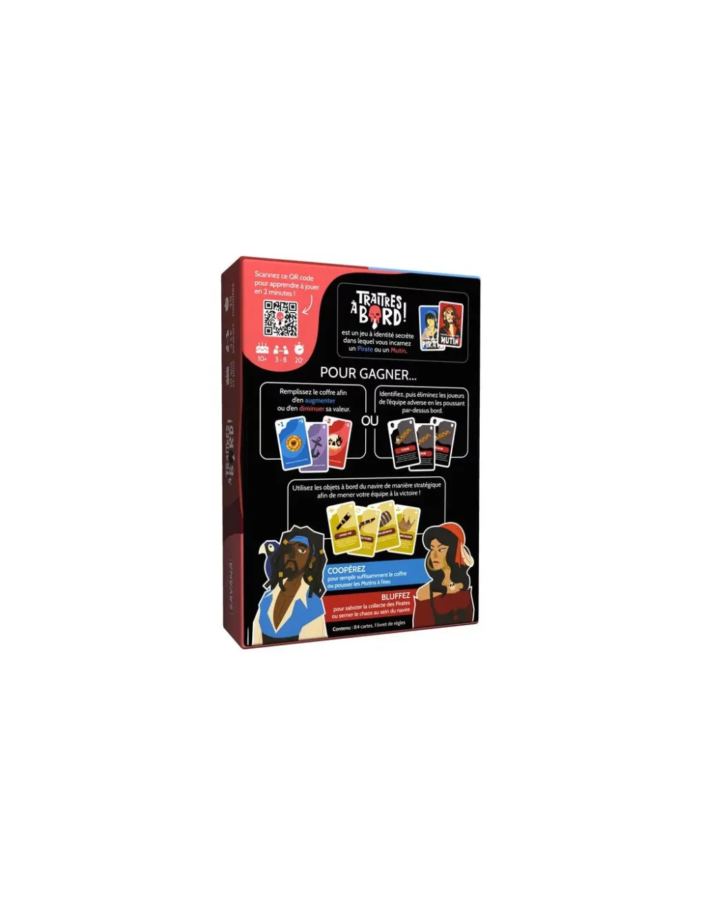 Blackrock Games Jeu Traitres à bord Discount