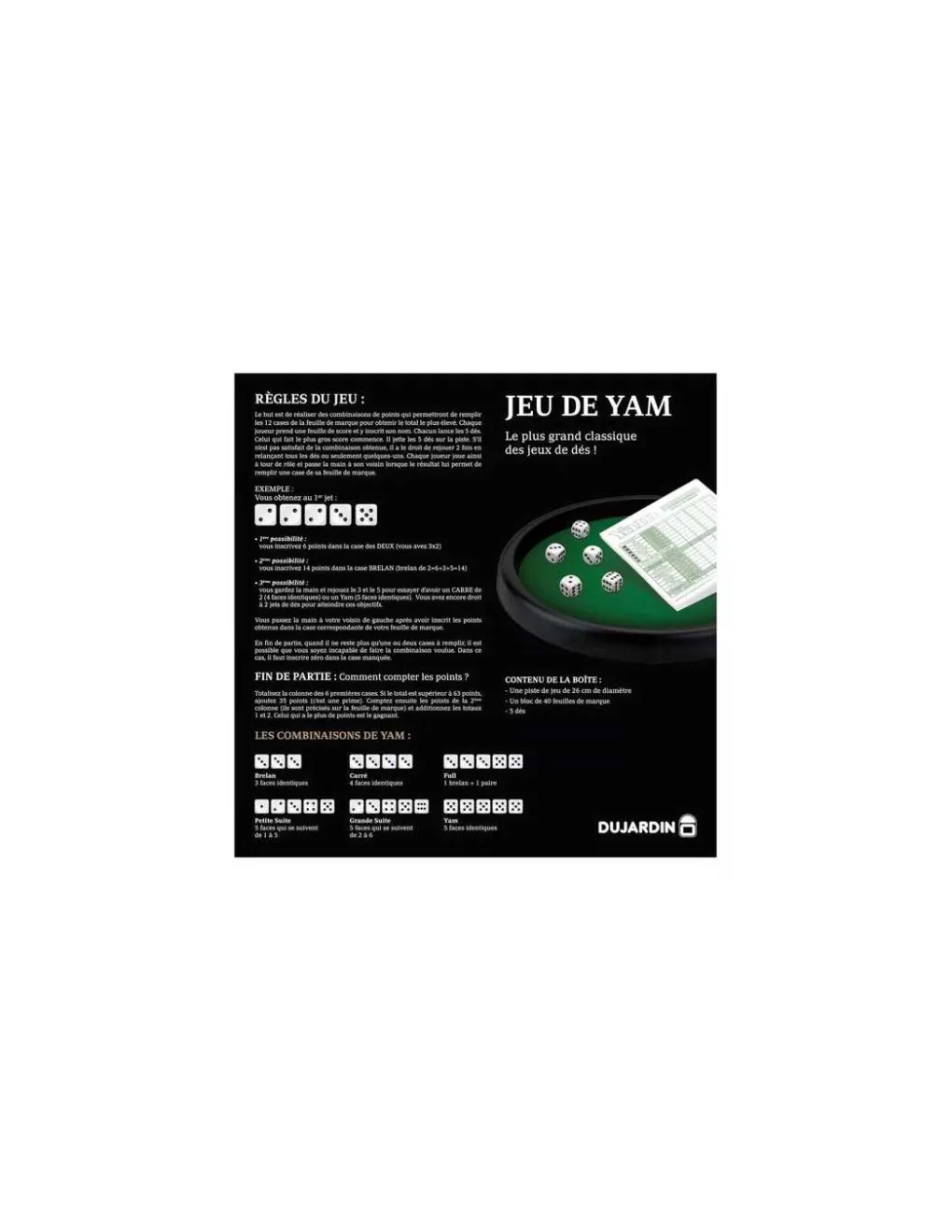 Dujardin Jeu Yam 421 Online