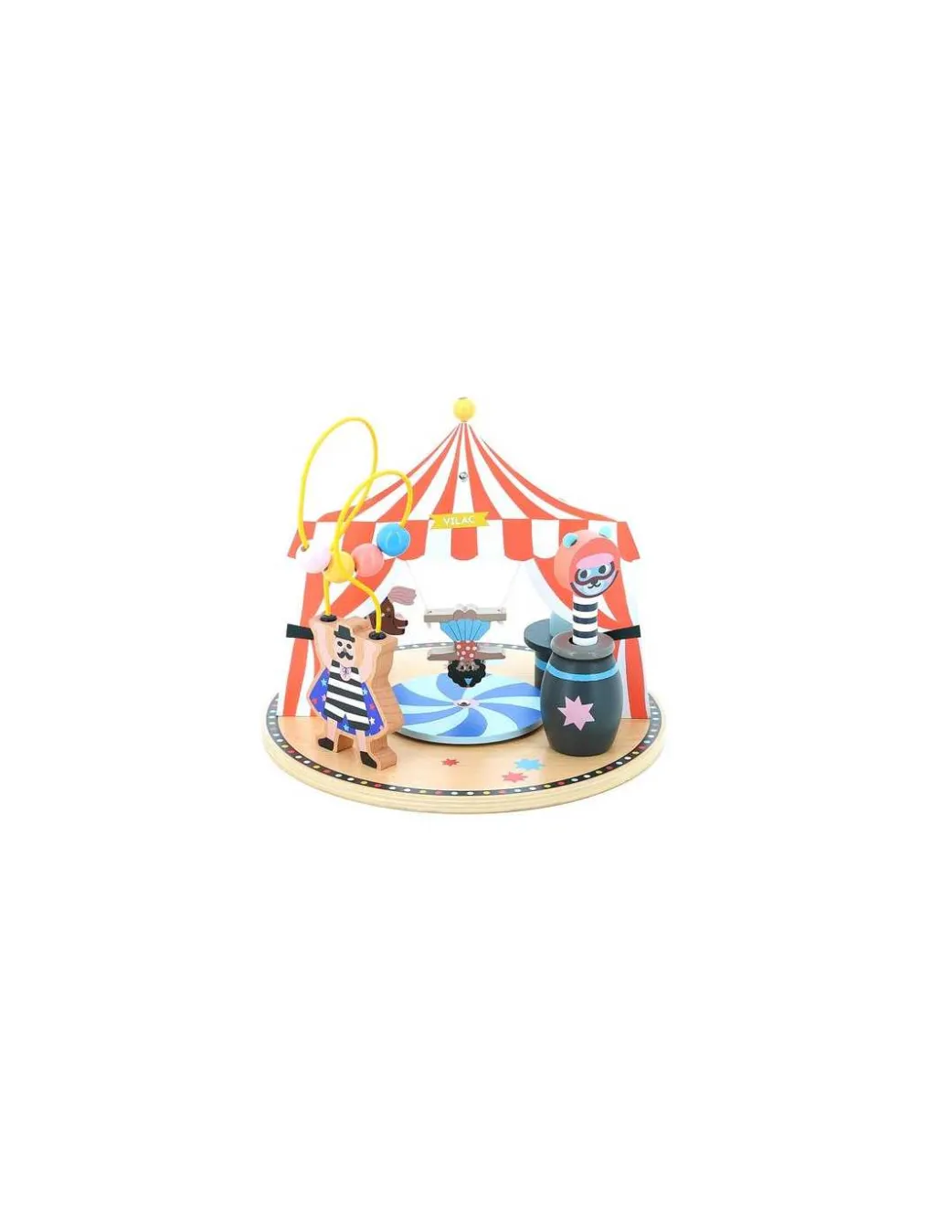 Vilac Jouet d'éveil cirque Michelle Carlslund - New