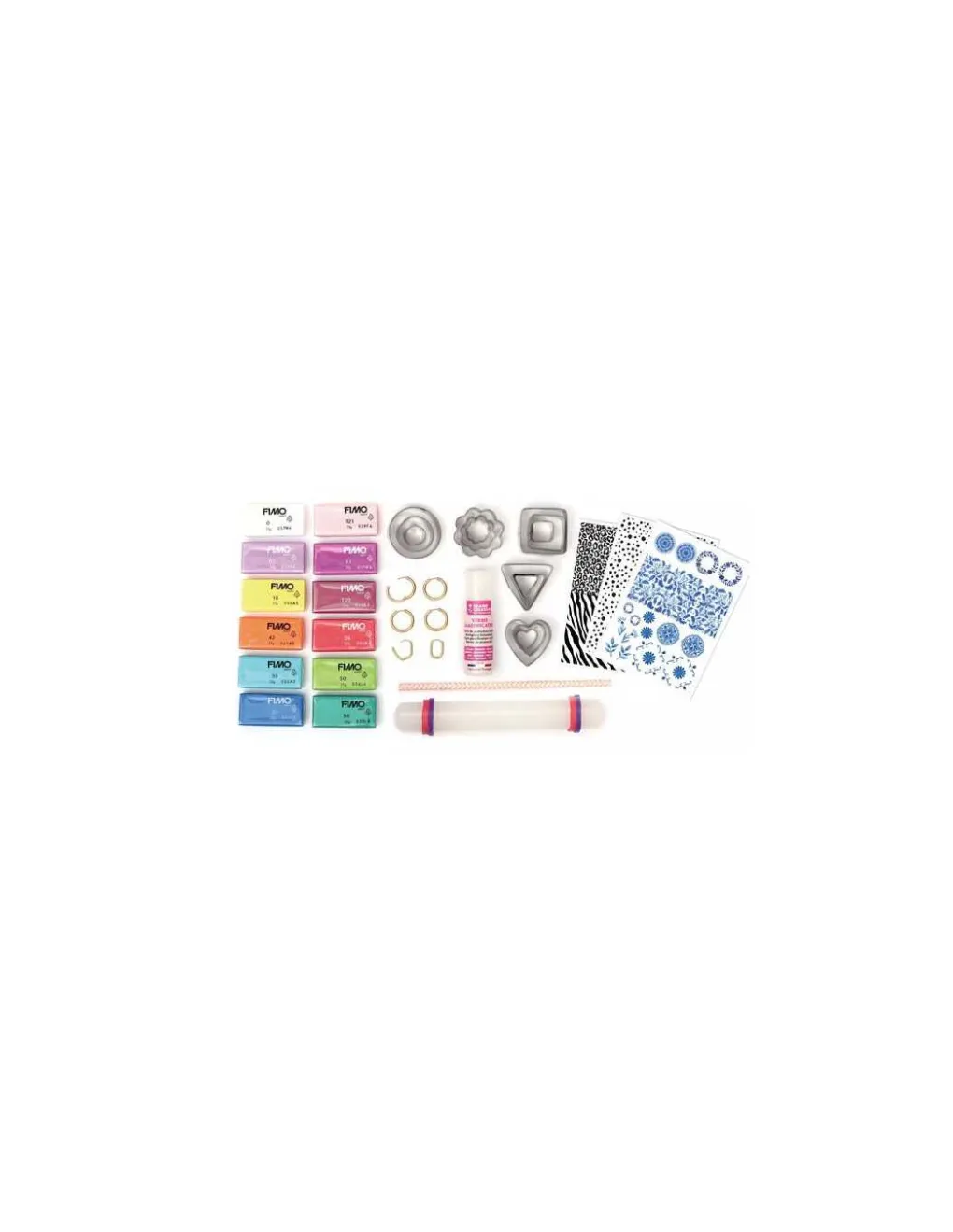 Graine Creative Kit créoles à pampilles en Fimo - Graine Créative Discount