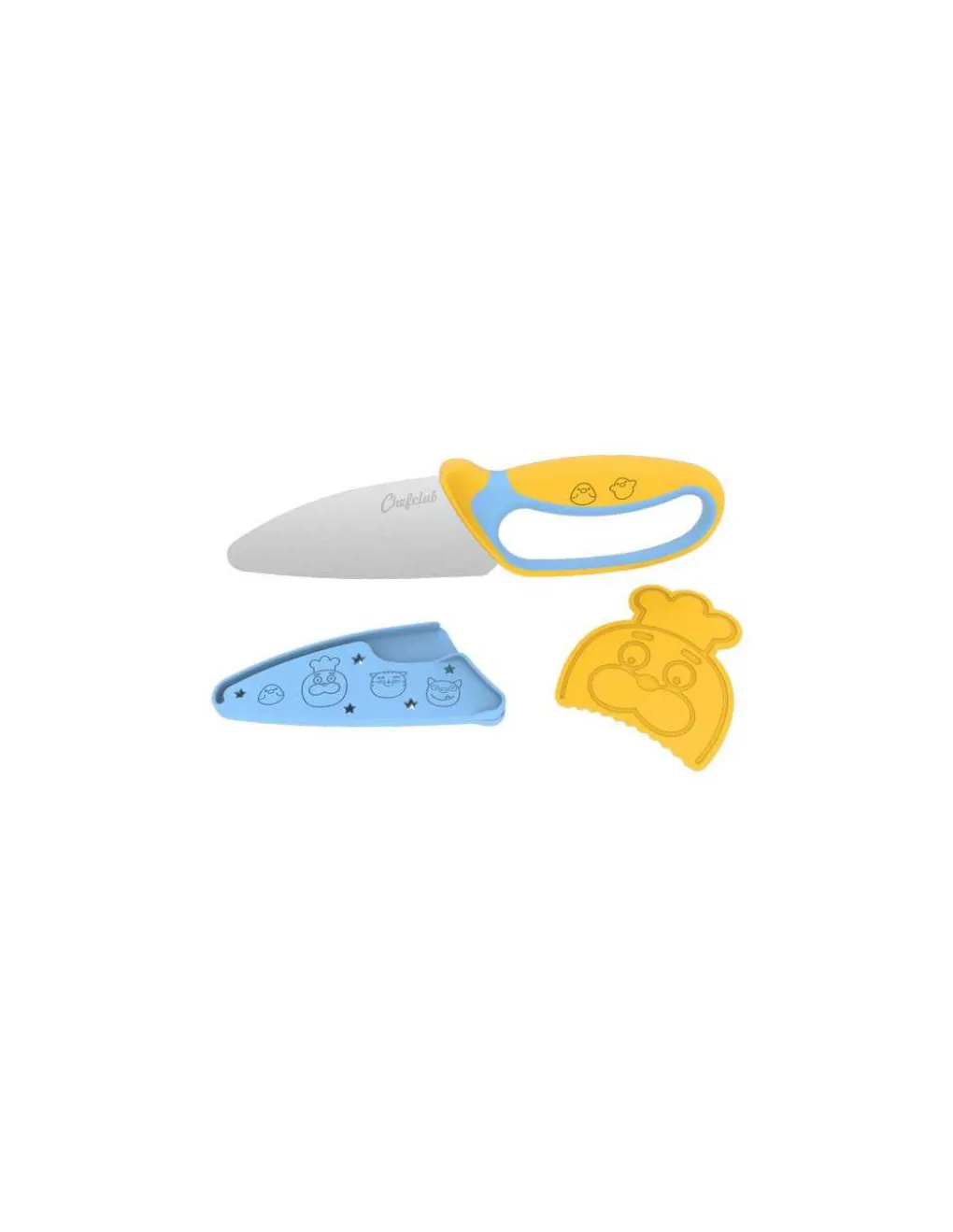 Chefclub kids Kit découpe : couteau et éplucheur - Discount