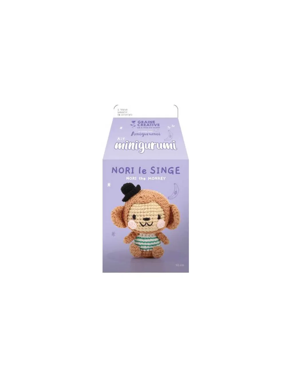 Graine Creative Kit minigurumi Nori le singe - Graine créative New