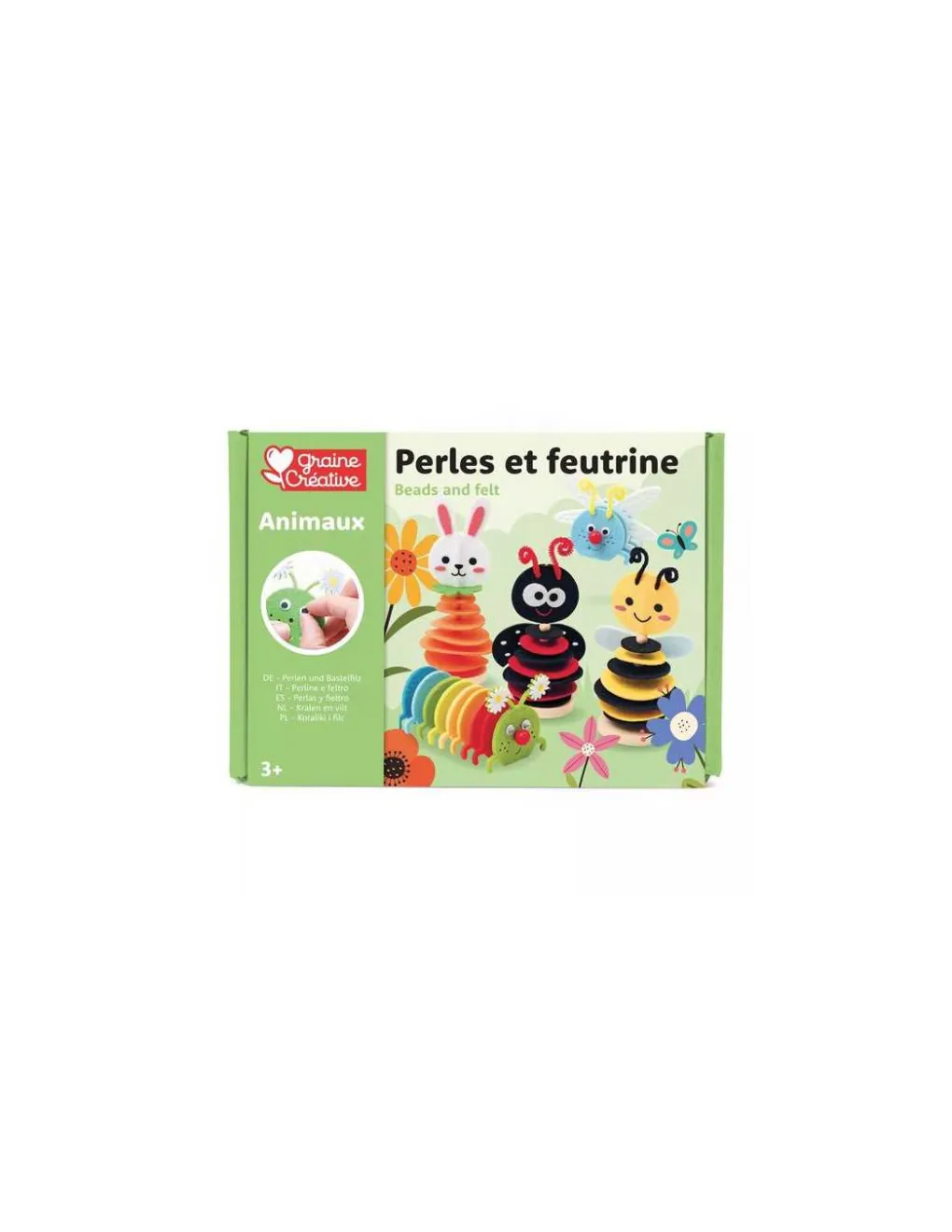 Graine Creative Kit petits insectes perles et feutrine - Graine créative Hot