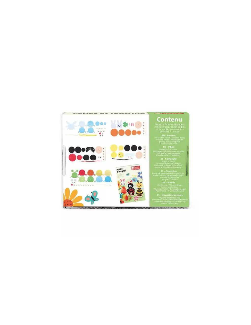 Graine Creative Kit petits insectes perles et feutrine - Graine créative Hot