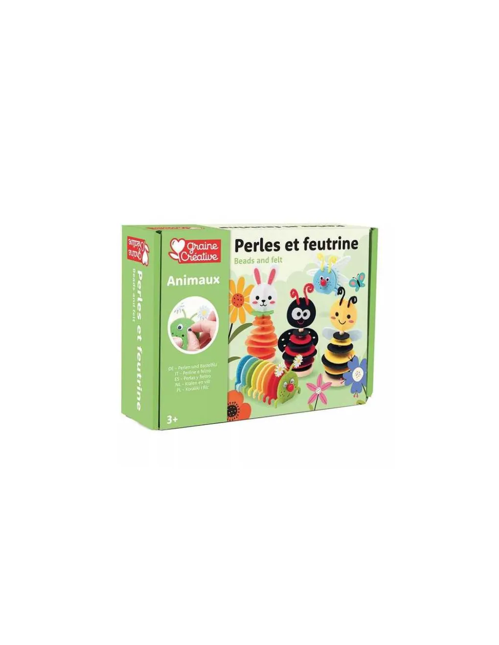 Graine Creative Kit petits insectes perles et feutrine - Graine créative Hot