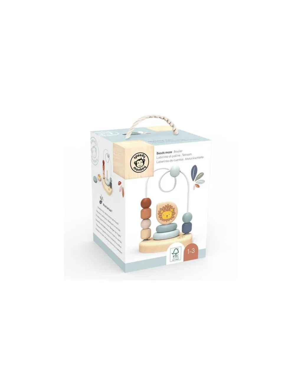 Speedy Monkey Labyrinthe de perles en bois lion - Best