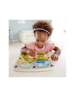 Hape Toys Labyrinthe magnétique construction et chiffres - Hape New