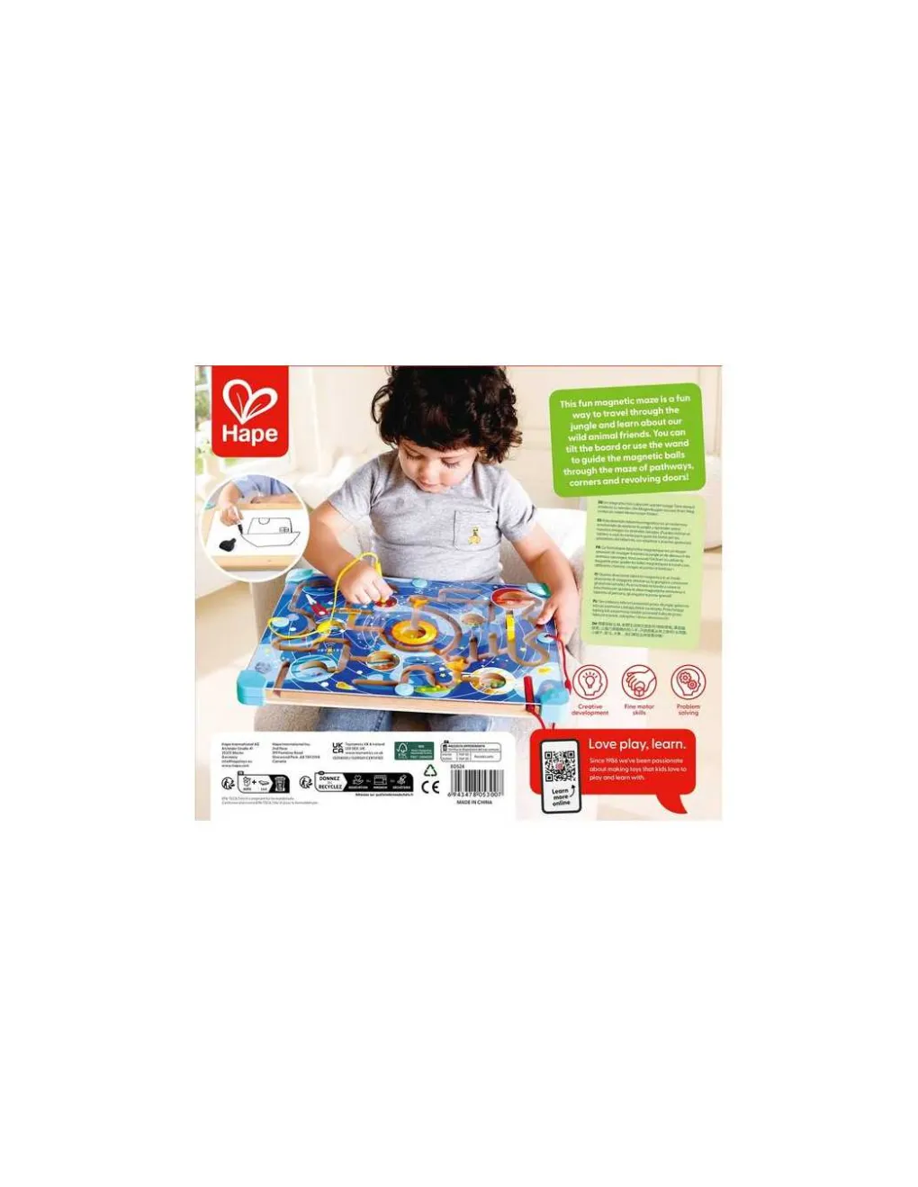Hape Toys Labyrinthe magnétique Tangram 3 en 1 - Hape Best