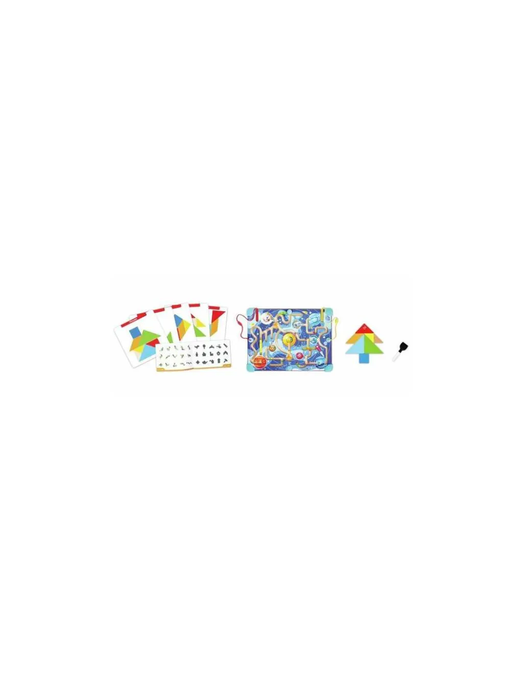 Hape Toys Labyrinthe magnétique Tangram 3 en 1 - Hape Best