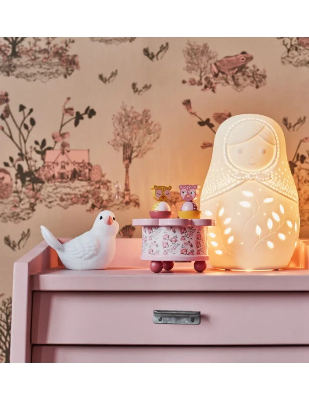 Amadeus Les Petits Lampe Babouchka en porcelaine - Outlet