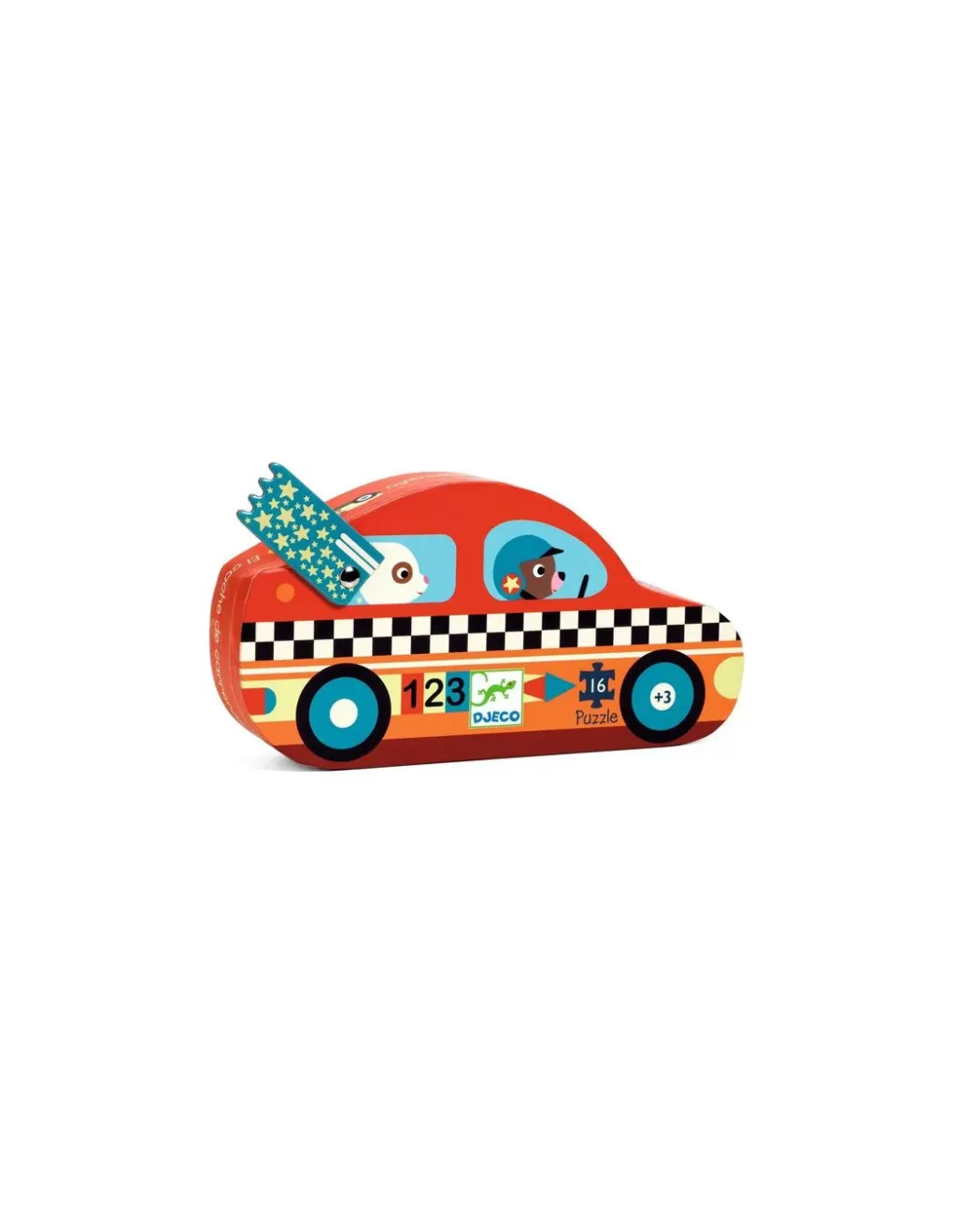Djeco Le bolide puzzle 16 pièces - Online
