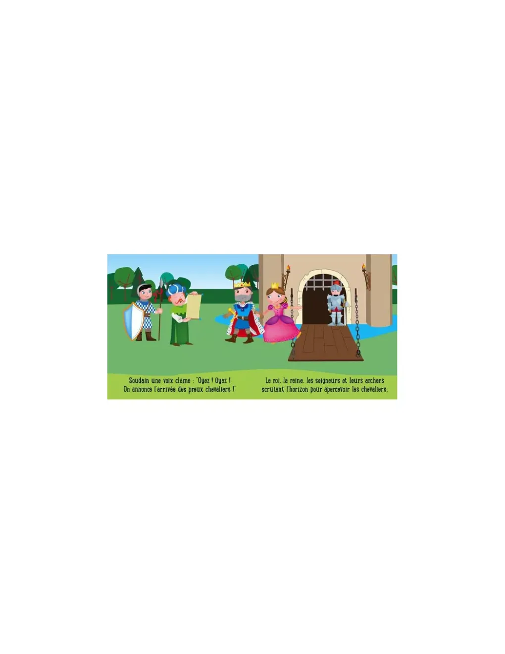 Sassi junior Les chevaliers du Moyen âge - puzzle géant et livre Sassi Hot