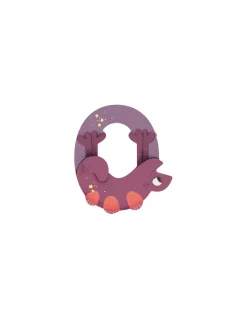 Moulin Roty Lettre O violet en bois - Hot