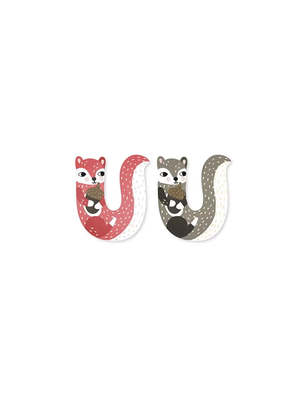 Vilac Lettre U en bois M. Carlslund - Outlet