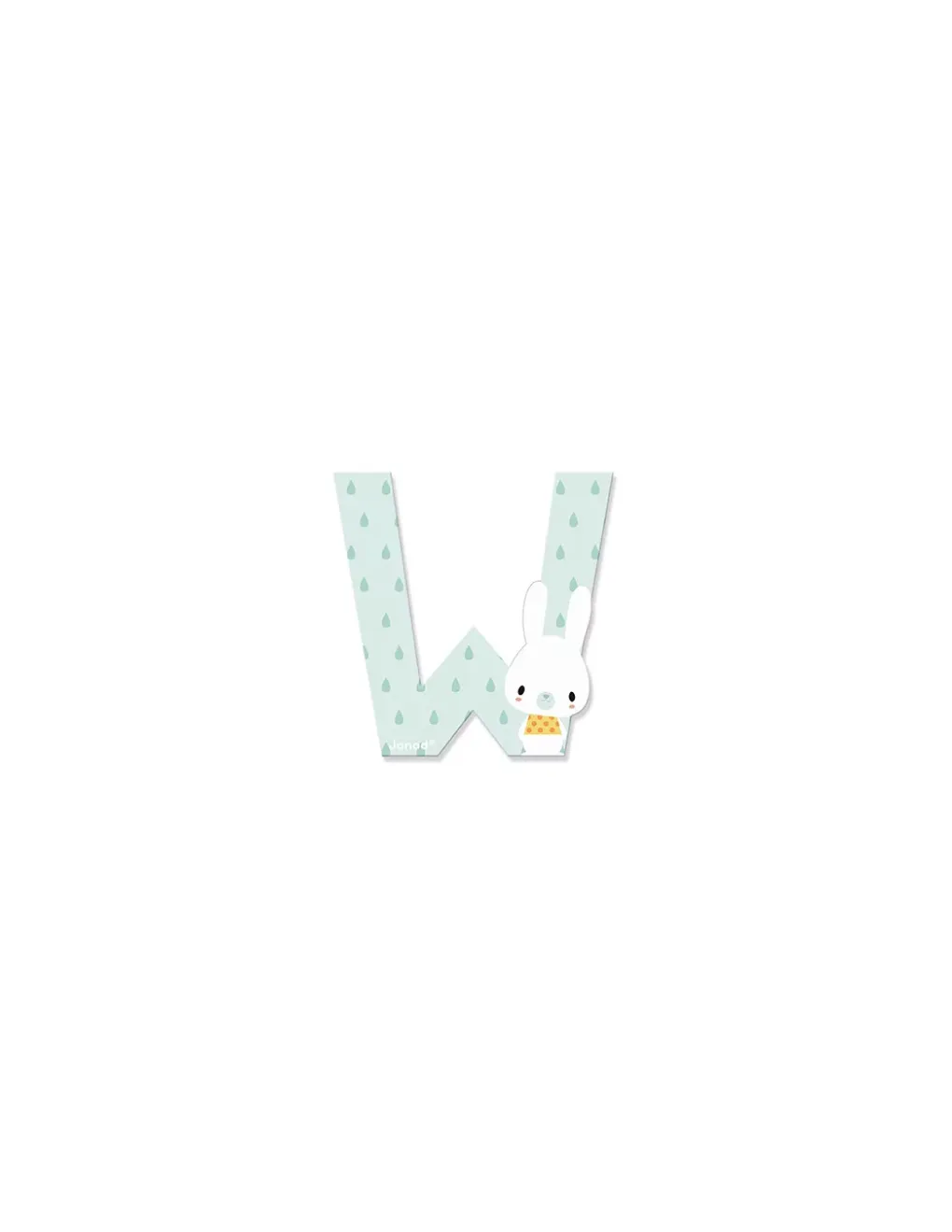 Janod Lettre W en bois Pure - Online
