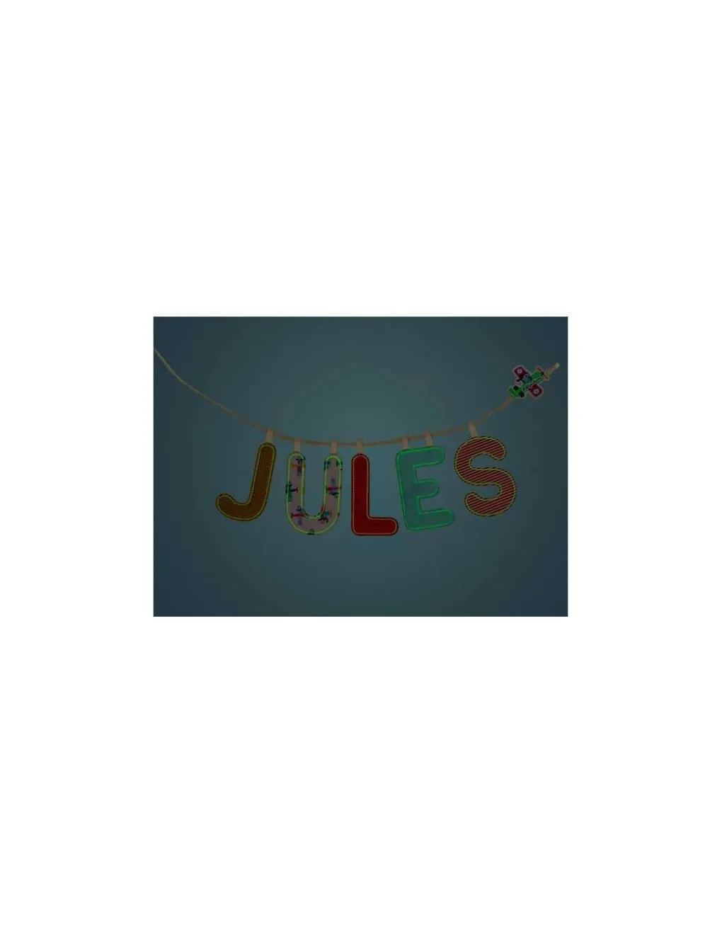Lilliputiens Lettre Z phosphorescente - Clearance