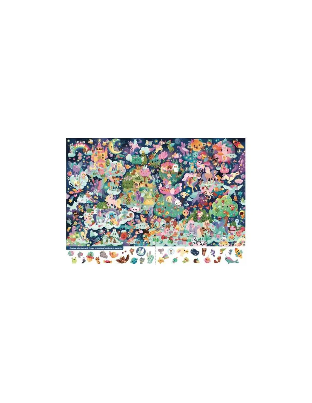 Auzou Livre Cherche et trouve Kawaii - New