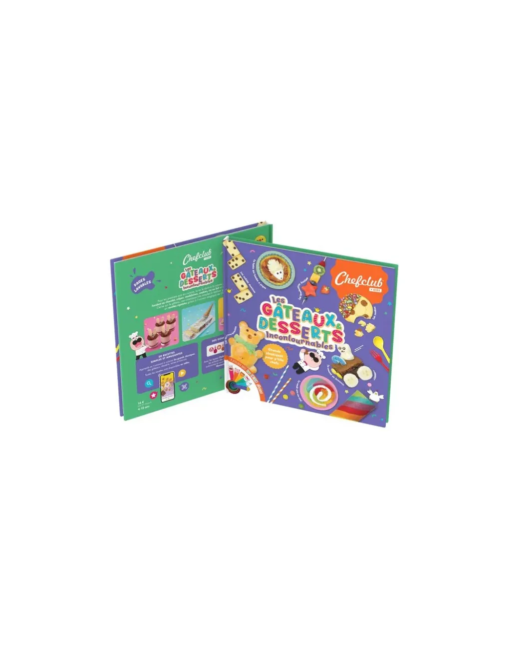 Chefclub kids Livre Les gâteaux et desserts incontournables -