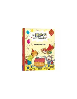 Auzou Livre Les Héros de 1re Primaire niveau 2 - Joyeux anniversaire ! - Discount