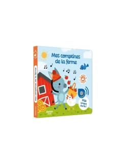 Auzou Livre Mes comptines de la ferme -