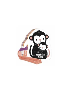Auzou Livre poussette noir et blanc premiers mots - Discount