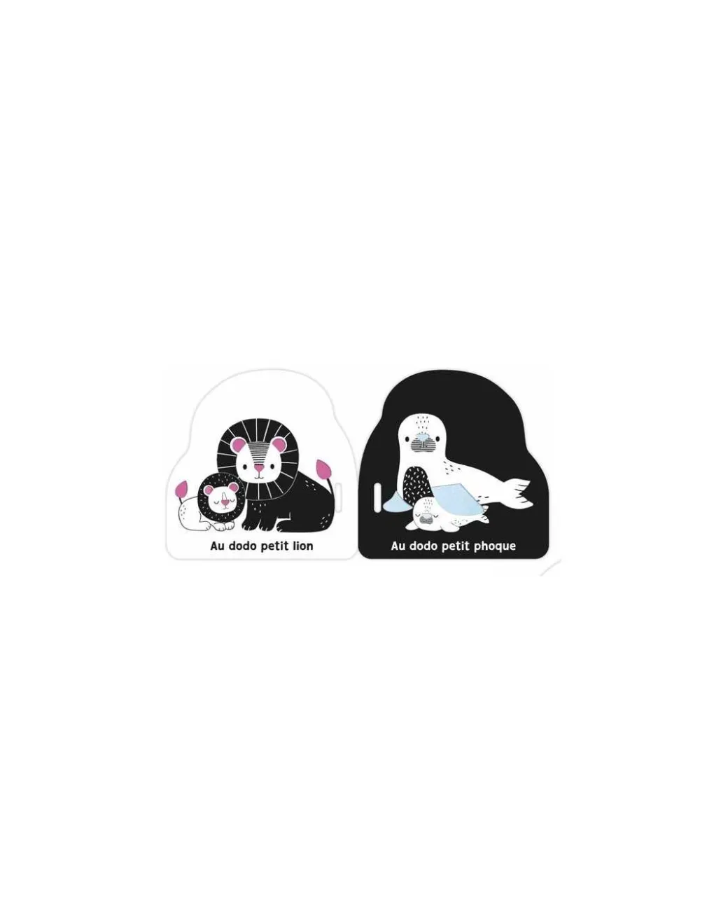 Auzou Livre poussette noir et blanc au dodo - Hot