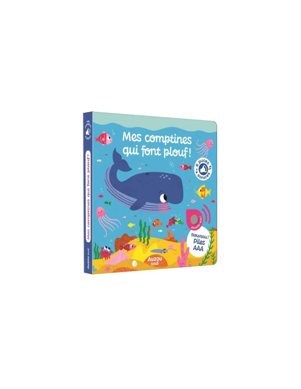Auzou Livre sonore Mes comptines qui font plouf - Outlet