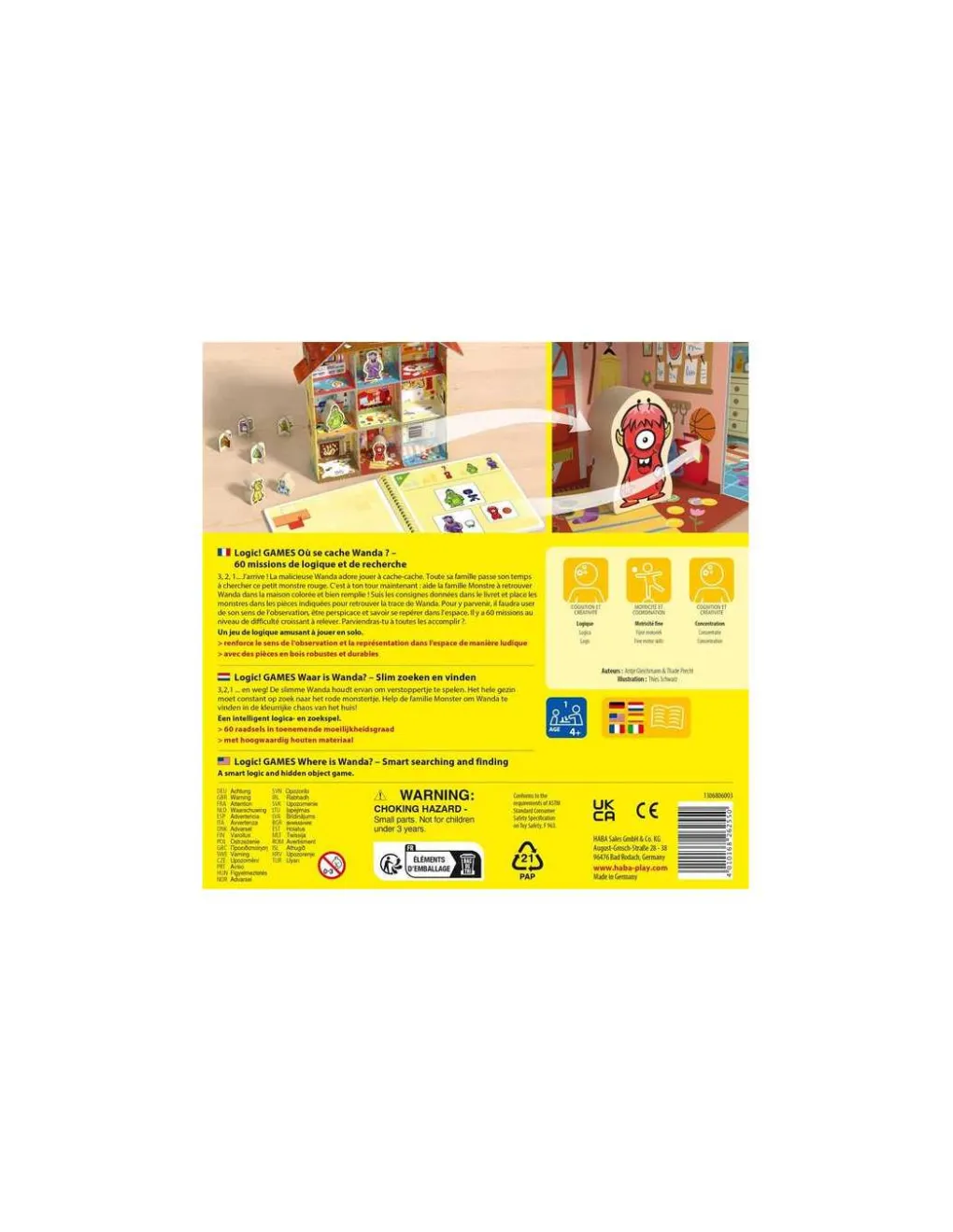 Haba Logic Games Où se cache Wanda? - Online