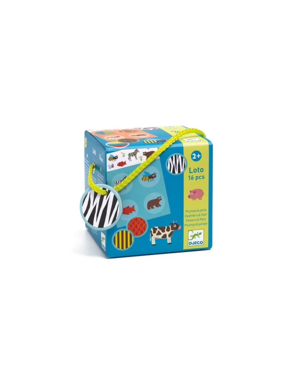 Djeco Loto Plumes et poils - New