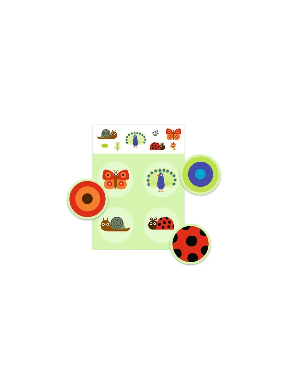 Djeco Loto Plumes et poils - New
