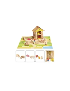 Jeujura Ma ferme en bois 95 pièces -