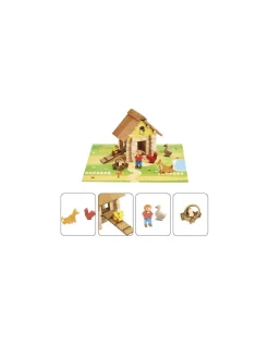 Jeujura Ma ferme en bois 60 pièces - Best