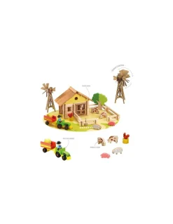 Jeujura Ma ferme en bois 145 pièces - Best