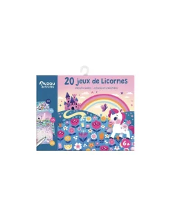 Auzou Ma pochette de 20 jeux licornes - Outlet