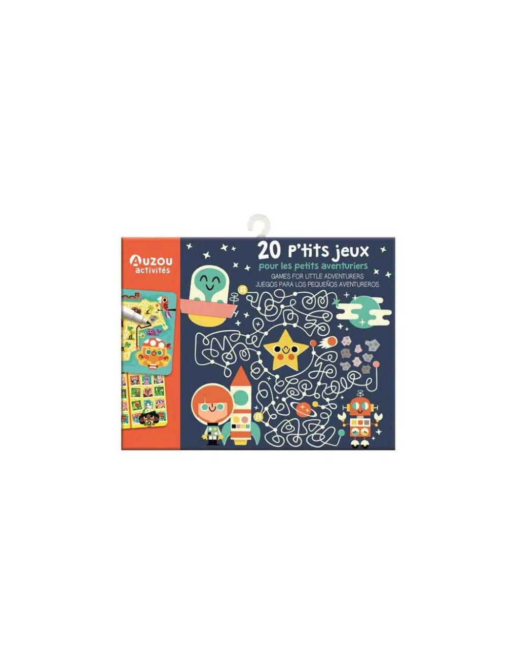 Auzou Ma pochette de 20 p'tits jeux pour les petits aventuriers - Discount