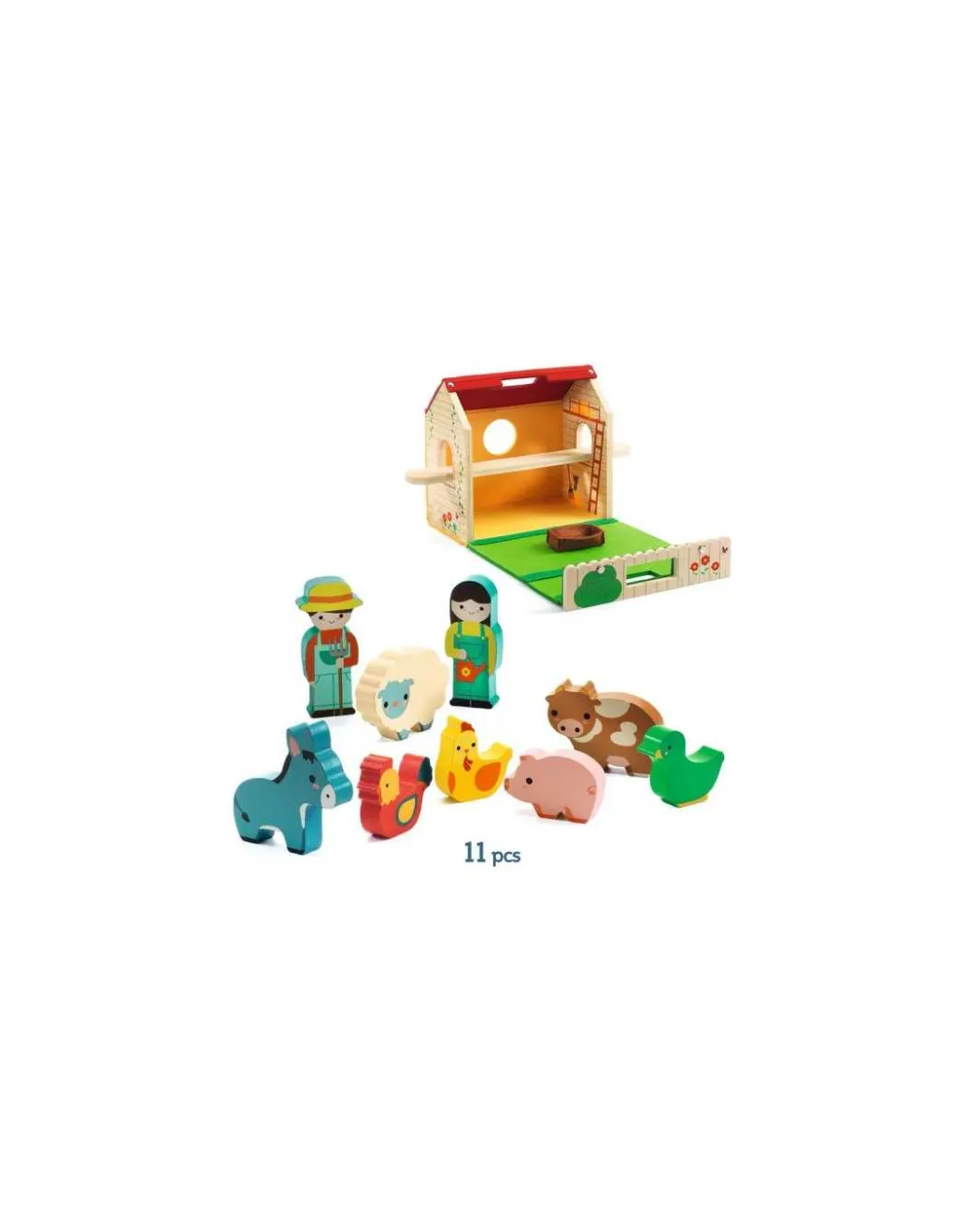 Djeco Ma première ferme Softi-Farm - Discount